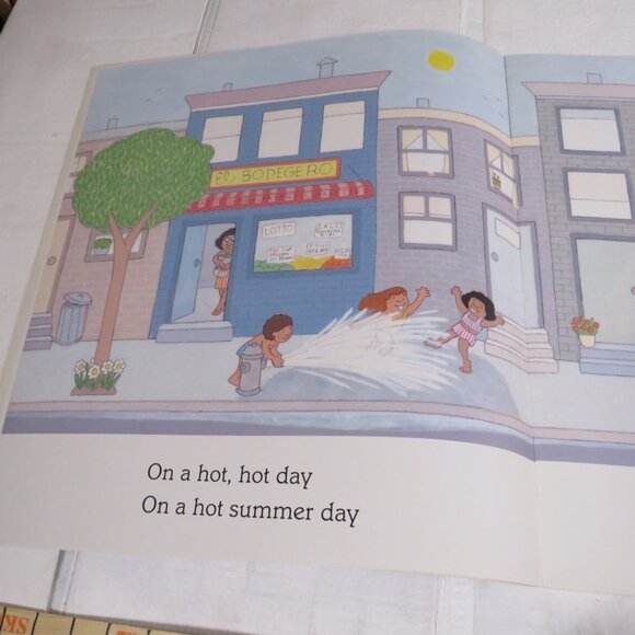 On a Hot, Hot Day BIG BOOK (almost 2 feet tall) by Nicki Weiss Classroom - Picture 3 of 14
